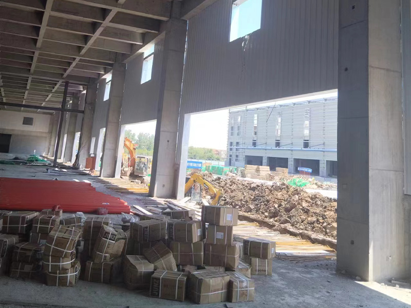 兩層樓鋼結構廠房中柱子尺寸與安裝加工的奧秘